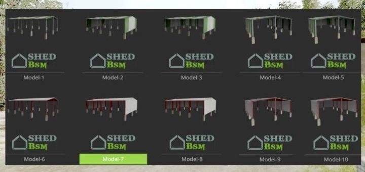 Мод Placeable Shelter pack v 1.0 Farming Simulator 2017