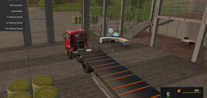 Мод прицеп Flatbed Trailer UAL v 3.0 Farming Simulator 17