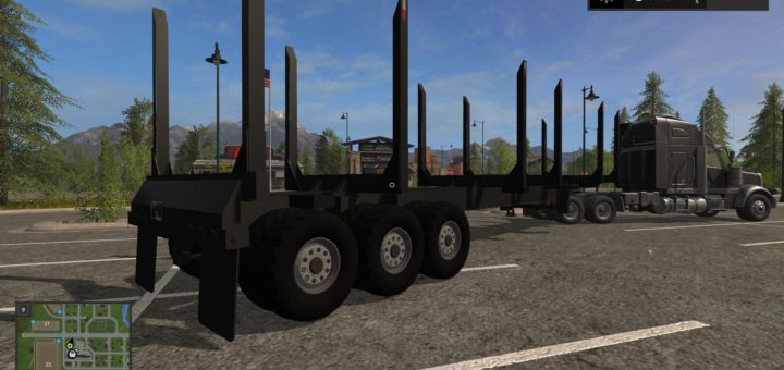 Мод прицеп 3 BUNK HAYRACK SHORT V1.0 Farming Simulator 17