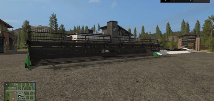 Мод ПАК 60 FOOT CUTTER PACK WITH TRAILER V1 Farming Simulator 2017