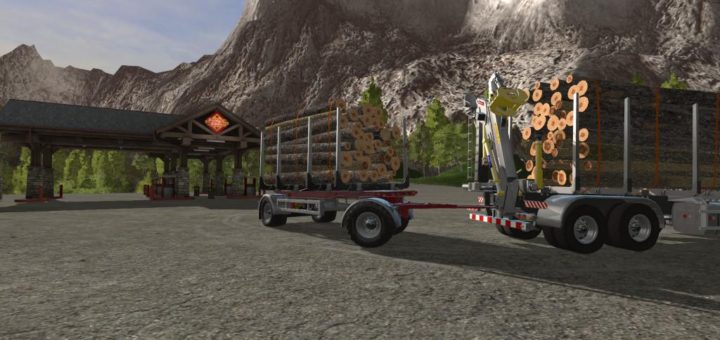 Мод прицеп BIOBELTZ TURNTABLE TIMBERTRAILER TTLT 500 V1.0.0.0 FS17
