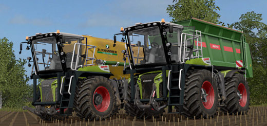 Мод трактор CLAAS XERION 4000 SADDLE TRAC V1.0 Farming Simulator 17