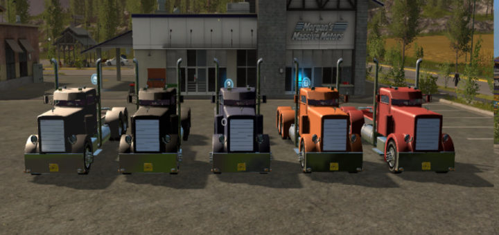 Мод тягач PETERBILT 388 V1.0 Farming Simulator 2017