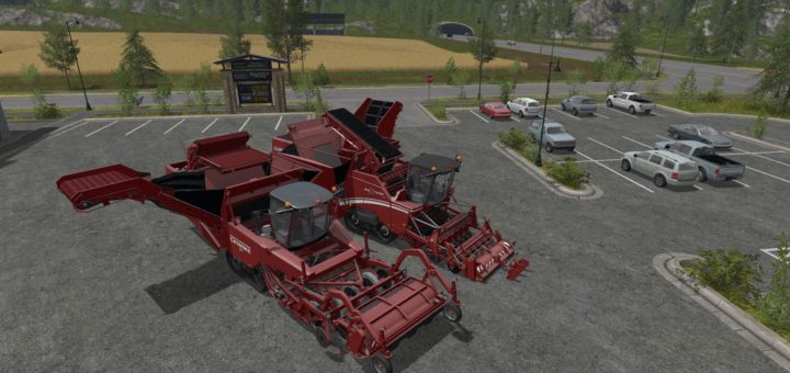 Мод ПАК комбайнов GRIMMEPACK V5.0 Farming Simulator 2017