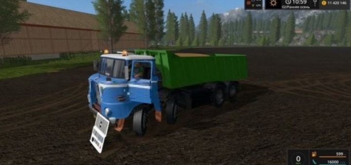 Мод грузовик IFA W50 4X4 V0.9 FS17