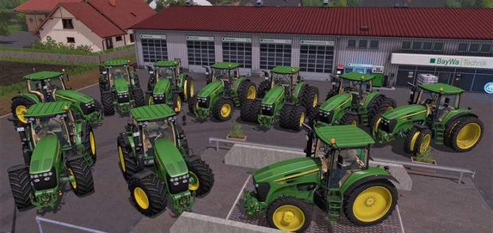 Мод ПАК трактора JOHN DEERE 7030 PACK V1.0 Farming Simulator 17