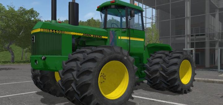 Мод трактор JOHN DEERE 8440 V1.1 Farming Simulator 17