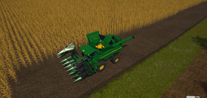 Мод жатка JOHN DEERE 980CF V1.0 FS17