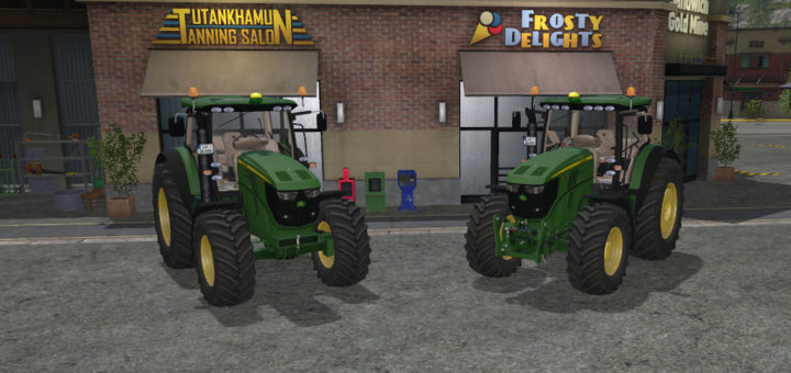 Мод трактор JOHNDEERE 6170R/6210R V1.0.0.1 Farming Simulator 2017