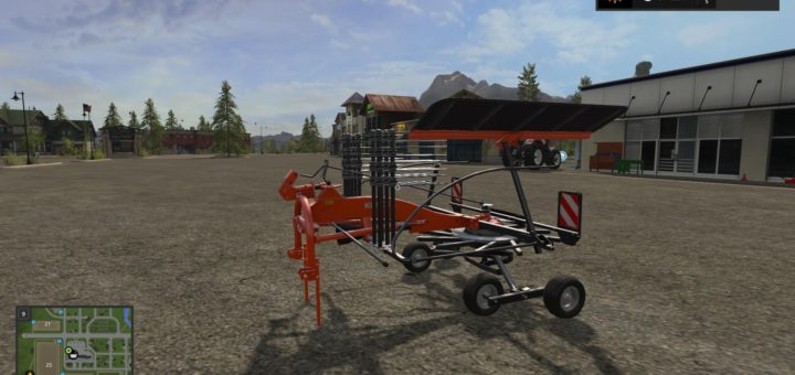 Мод сеноворошилка KUBOTA TE 6568 V1.1 Farming Simulator 17