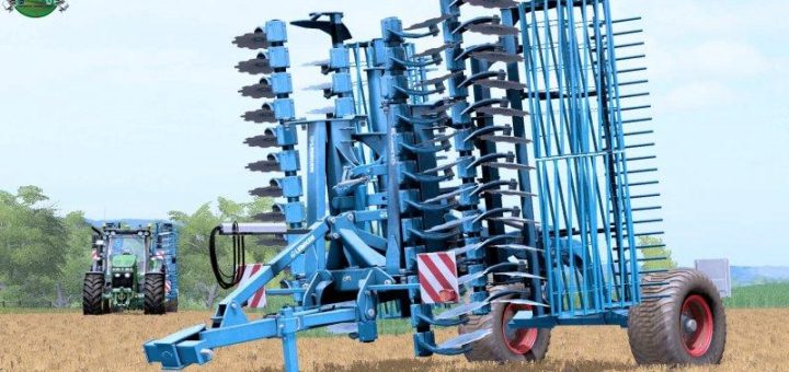 Мод культиватор Lemken Heliodor 9/600 KA v 1.2.2.0 Farming Simulator 17