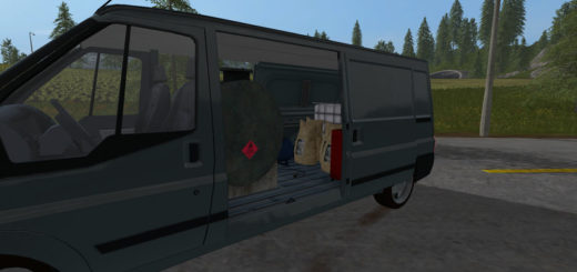 Мод фургон RUMBLER VAN SERVICE V1.0 Farming Simulator 17
