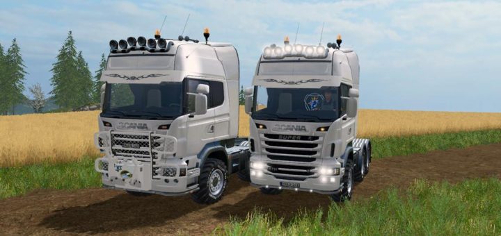 Мод тягач SCANIA R730 v1.0.2 Final FS17