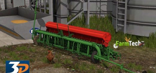 Мод сеялка SEMOIR NODET 4M V1.0 Farming Simulator 2017