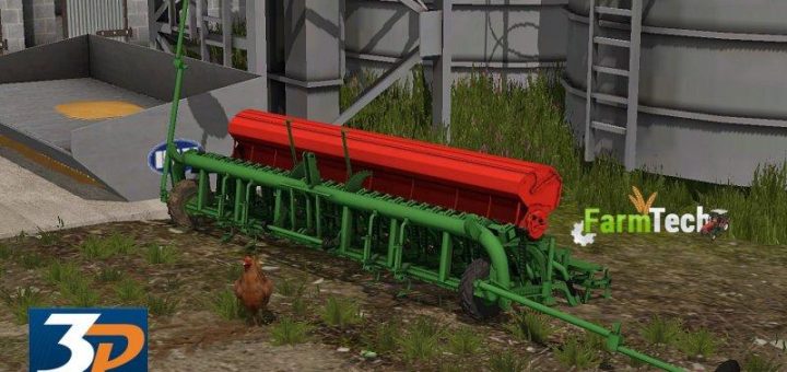 Мод сеялка SEMOIR NODET 4M V1.0 Farming Simulator 2017