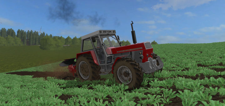 Мод трактор ZETOR 12045 V2.0 Farming Simulator 2017