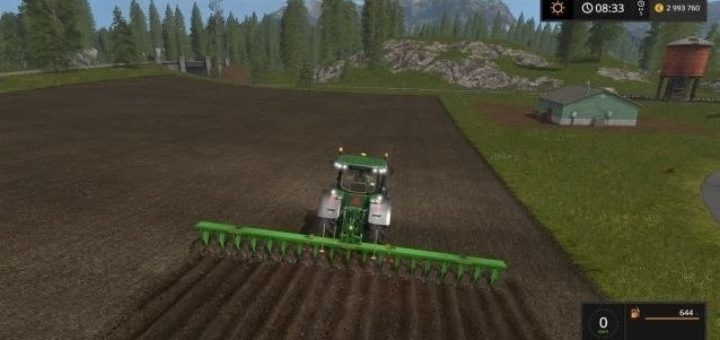 Мод плуг Large plow v 1.0.0.0 Farming Simulator 17