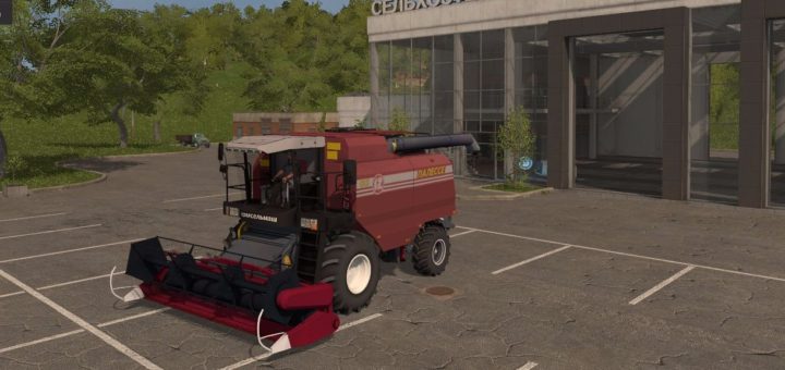 Мод комбайн Palesse GS 12 V 1.2 Фермер Симулятор 2017