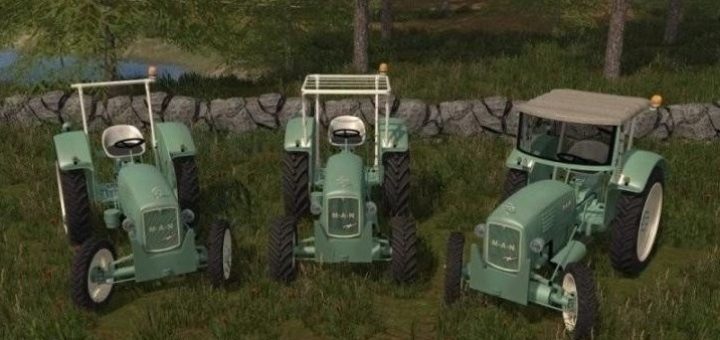 Мод трактор Man 4p1 1963 v 2.0 Farming Simulator 2017
