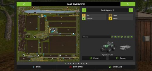 Мод карта RUSSIAN FARMER V1 FS17