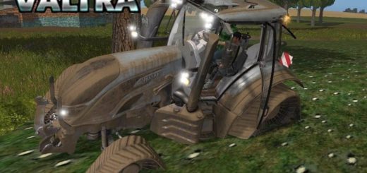 Мод трактор Valtra T FL v1.1 Farming Simulator 17