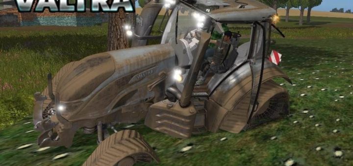 Мод трактор Valtra T FL v1.1 Farming Simulator 17