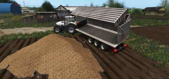 Мод прицеп Chaff Tridem UAL V1.0 Farming Simulator 2017