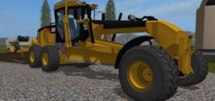 Мод трактор CATERPILLAR 140M V1.0 Farming Simulator 2017