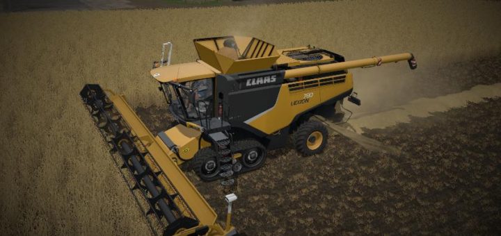 Мод комбайн Claas lexion 700 USA v 1.0 Farming Simulator 17
