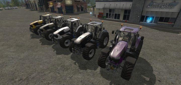 Мод трактор DEUTZ SERIE 9 COLORABLE & CHIP TUNING V1.0.0.2 Farming Simulator 2017