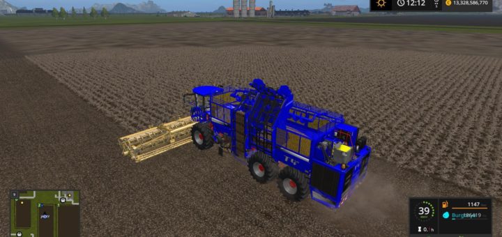 Мод комбайн HOLMER TERRA DOS T4 40 HR20 FROM VASZICS V1.1 Farming Simulator 2017
