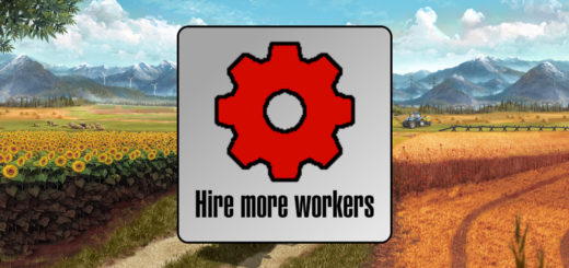Мод cкрипт Hire more workers (multiplayer + singleplayer) v 1.0.2 Farming Simulator 17