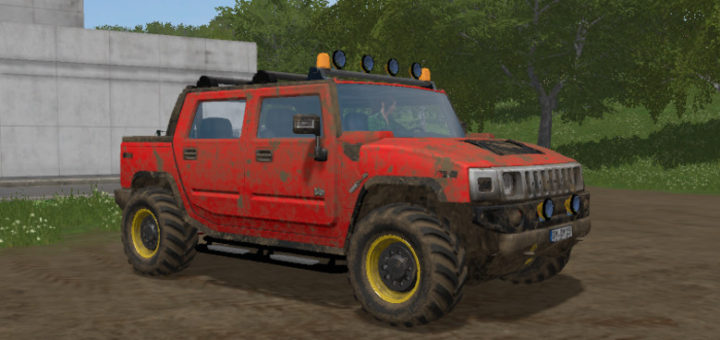 Мод авто HUMMER H2 V1.0 Farming Simulator 17