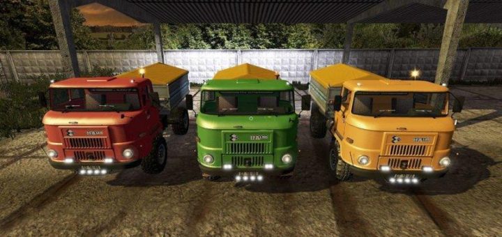 Мод грузовик IFA L60 GETREIDEAUFBAU V1.0.0.0 Farming Simulator 17