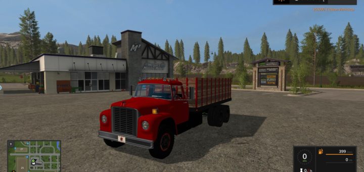 Мод грузовик INTERNATIONAL LOADSTAR GRAIN TRUCK V1.2 Farming Simulator 2017