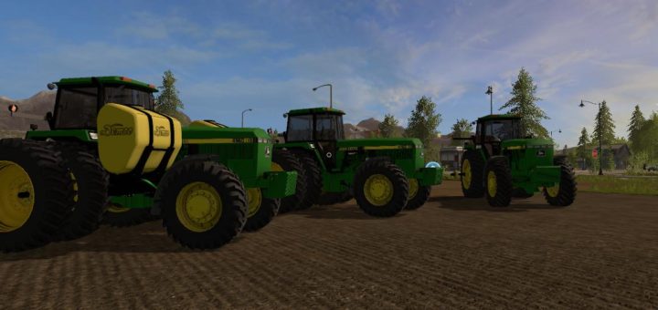 Мод трактор JOHN DEERE 60 SERIES FWA V1.3 Farming Simulator 17