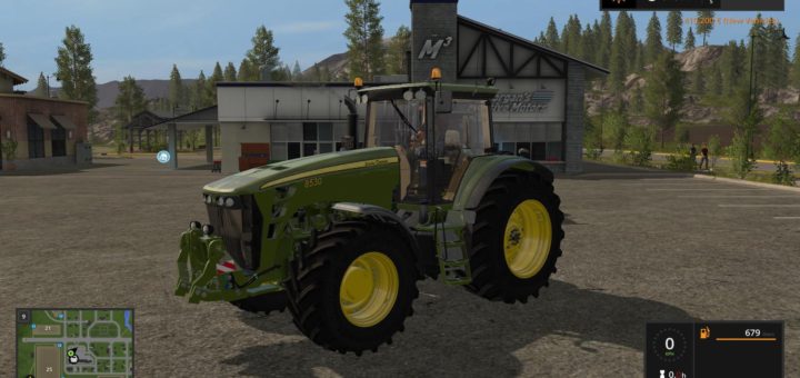 Мод трактор John Deere 8530 BD v 1.0 Farming Simulator 17