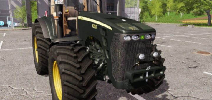 Мод трактор John Deere 8330 Black Limited FS17