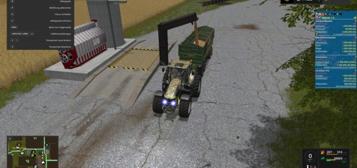 Мод хранилище Multi interim storage V 3.1 Farming Simulator 17