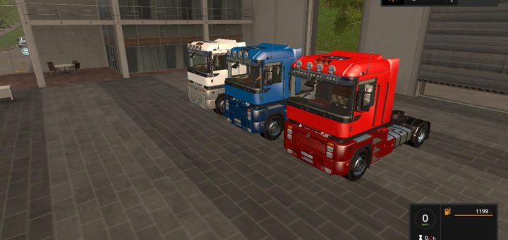 Мод тягач RENAULT MAGNUM 520 V1.0 FS17
