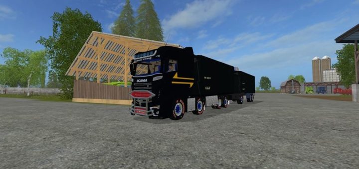 Мод ПАК SCANIA CONOW ARTICULATED LINK V0.1 FS17