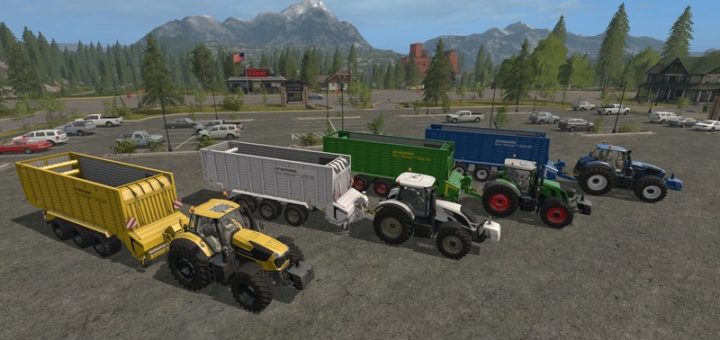 Мод прицеп STRAUTMANN TERA VITESSE 5201 DO COLORABLE V1.0 Farming Simulator 17