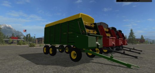 Мод прицеп CHOPPER BOX V1.0 Farming Simulator 2017