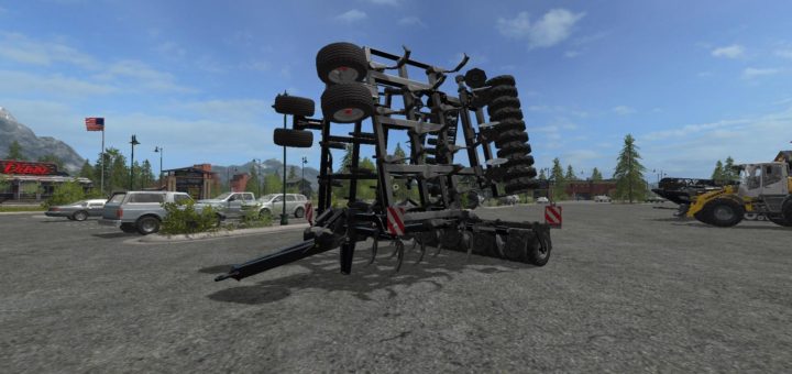 Мод плуг Black horschTiger10LT Plough v 1.2 FS17
