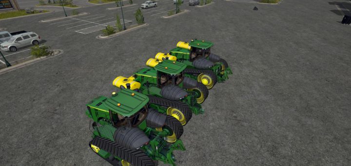 Мод трактор JD9RT V1.2 Farming Simulator 2017
