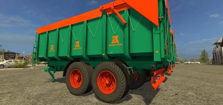 Мод прицеп AGUAS TENIAS TANDEM 18T V1.0 Farming Simulator 17