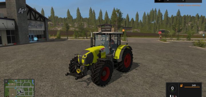 Мод трактор CLAAS ARION 650F V1.0 Farming Simulator 2017