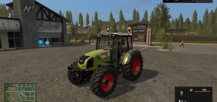 Мод трактор CLAAS AXOS 330 V1.0 Farming Simulator 2017