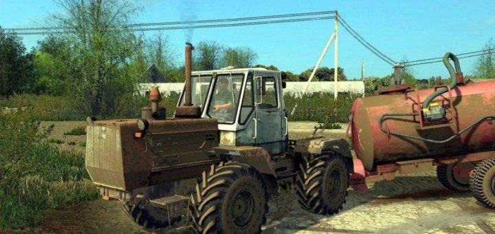 Мод трактор ХТЗ HTZ T-150K (Red) V 1.3 Фермер Симулятор 2017