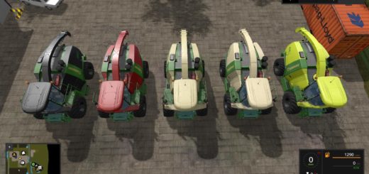 Мод комбайн KRONE BIGX 1100 SPECIAL V1.0 Farming Simulator 2017